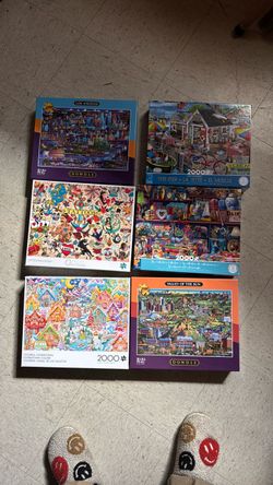 2000 piece puzzles $4.00 each