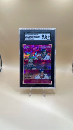 2024 Leaf Special Release Eli-71 Manning/Brees/Elway Metal Exclusive Legends Pink Crystal 3/10 🔥🔥