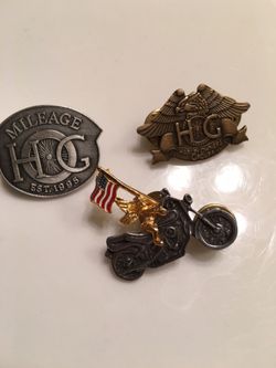 Harley Davidson HOG jacket / vest pins