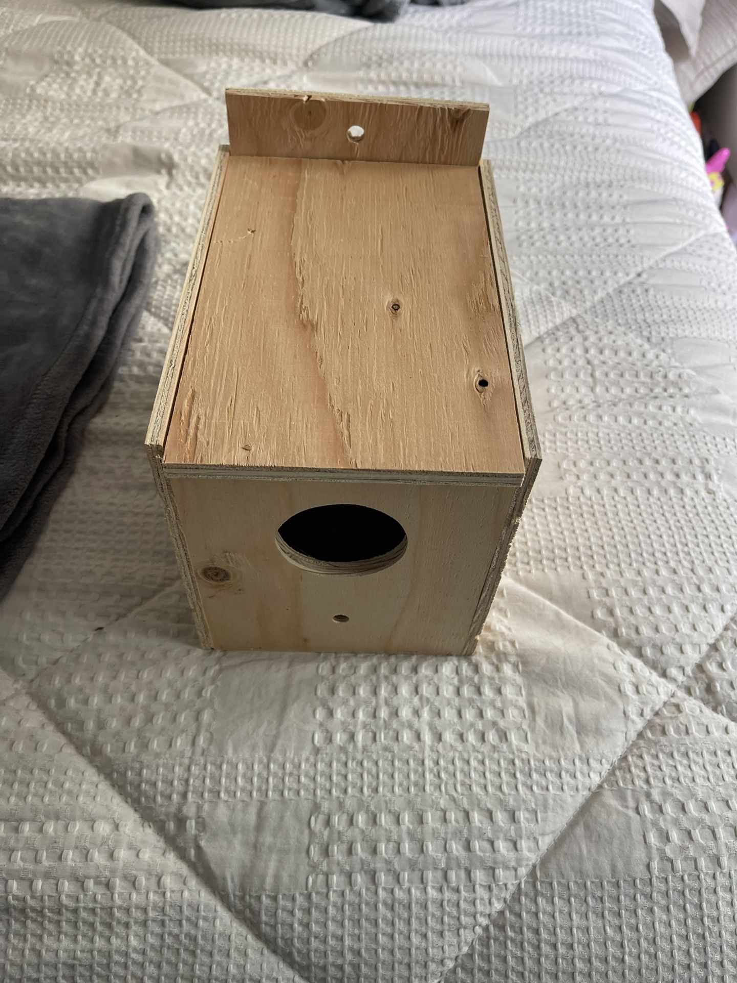 Lovebird breeding nest box
