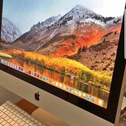 Excellent 21.5 inch Apple Imac Desktop Computer With Intel Core i5 Processor With Programs 
