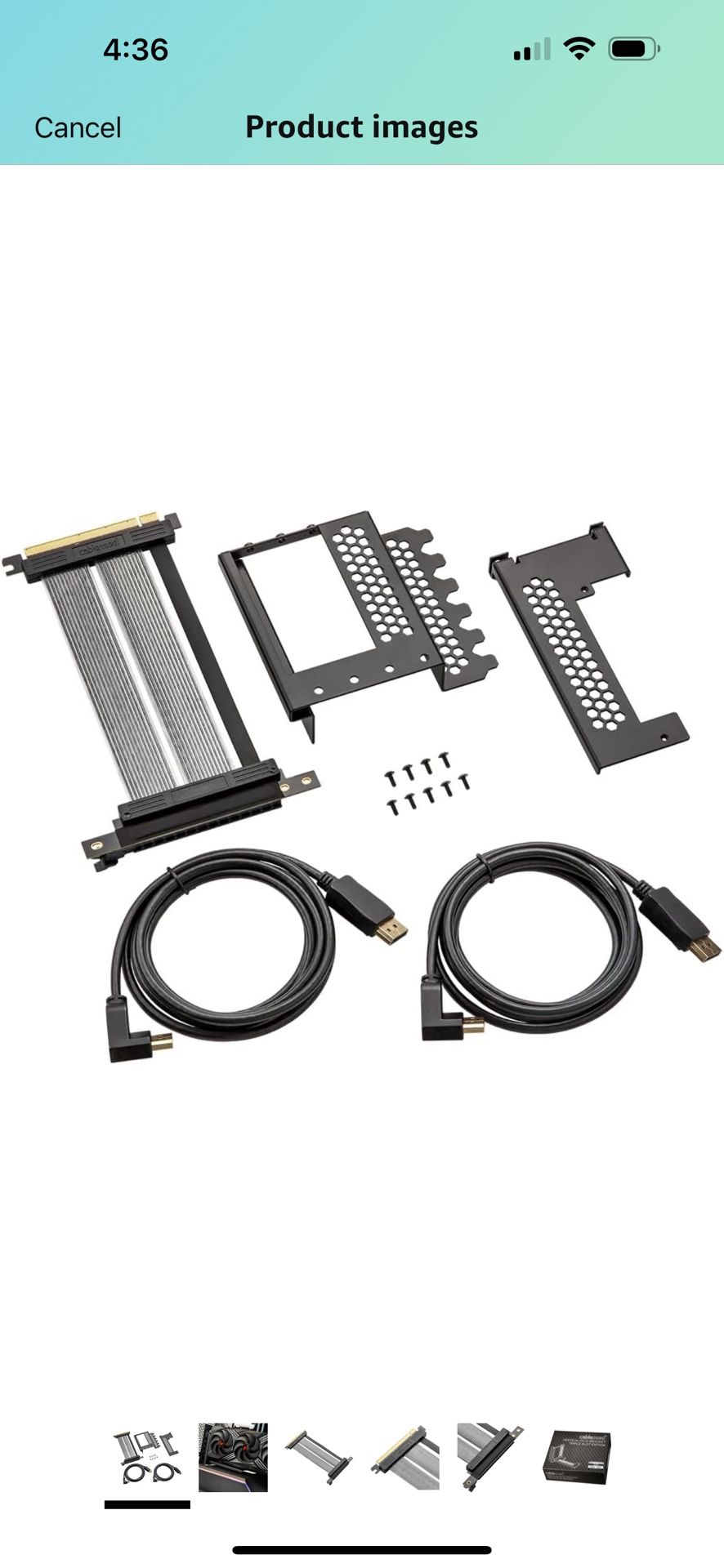 CableMod Vertical PCI-e Bracket PCI-e 4.0 Edition