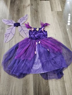 Fairy Halloween costume used size 12-14 Kids