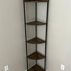 Turn-N-Tube 5 Tier Corner Display Rack Multipurpose Shelving Unit