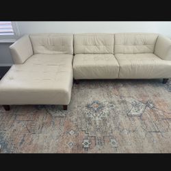 Chateau D’Ax Leather Sectional 