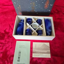 Saki set porcelain