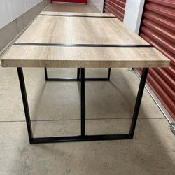 Rustic Industrial Rectangle Dining Table