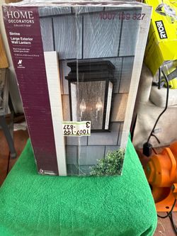 Home Decorators Sirrine Large Exterior Wall Lantern