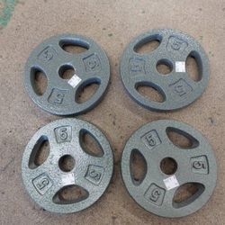 CAP Barbell 5 lb Standard Cast-Iron Weight Plate