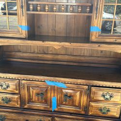 All wood China Cabinet