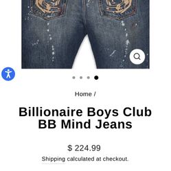 Billionaire Boys Club Jeans