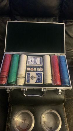 Monte Carlo Poker Chip Set with Case
