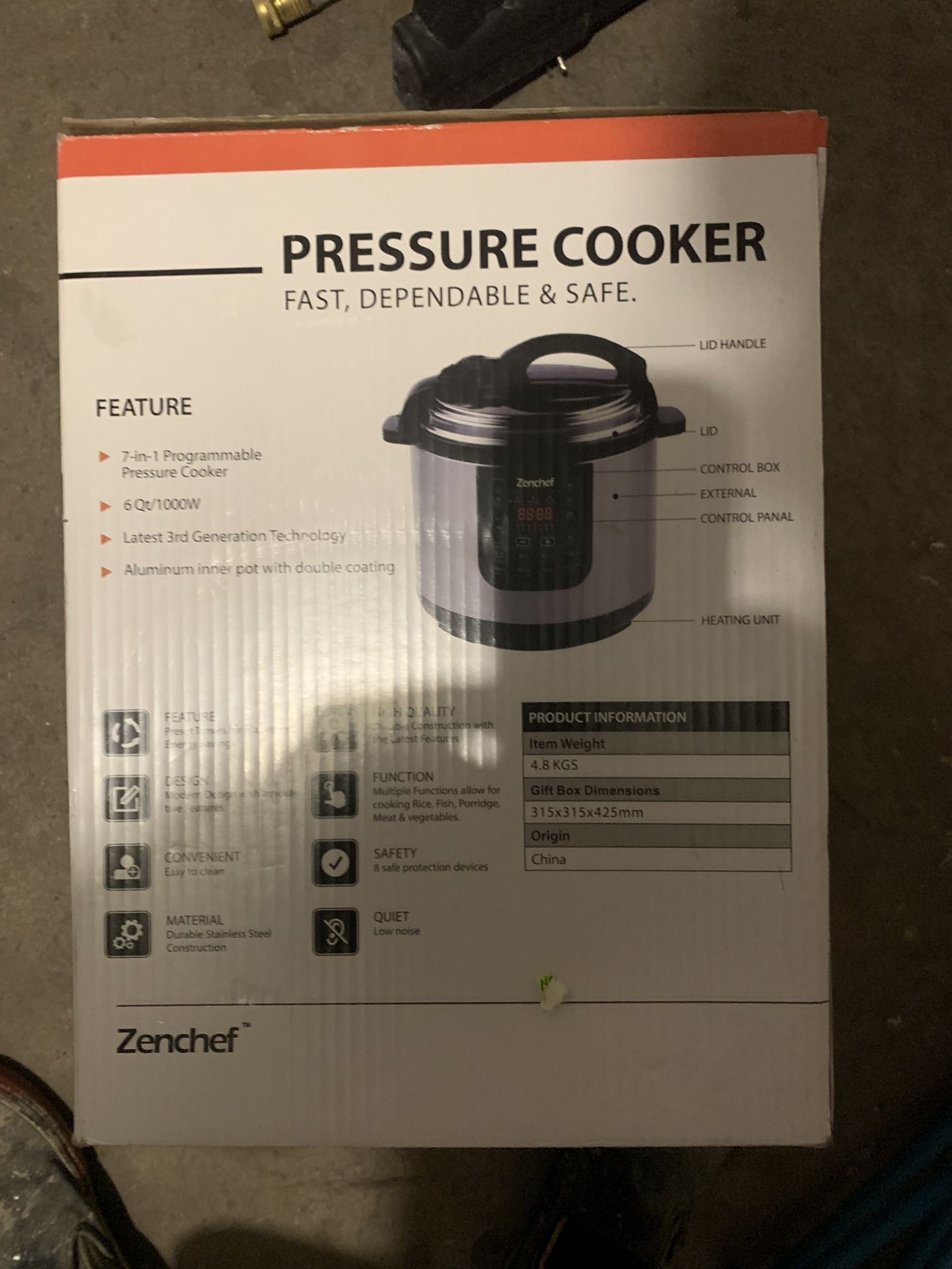 Zenchef Pressure Cooker for Sale in Colorado Springs, CO OfferUp