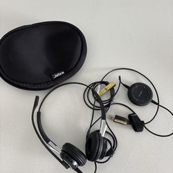 🎧 Jabra Evolve USB Headset + Case – Perfect Condition