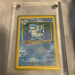 Blastoise Base Set 2 With Nice SWIRL NM Mint Condition