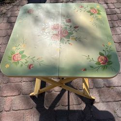 A piece of art- square table