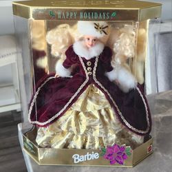 1996 Mattel Barbie Happy Holidays Special Edition Doll #15646 NRFB