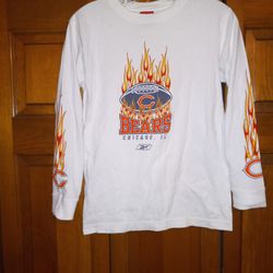 YOUTH MEDIUM 10/12 CHICAGO BEARS REEBOK SHIRT