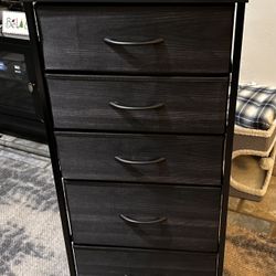 YITAHOME Tall 5 Drawer Dresser, Fabric Storage Tower, Fabric Dresser for Bedroom, Organizer Unit for Bedroom, Living Room, Hallway, Closets