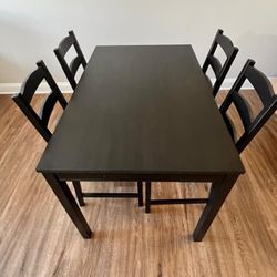 Table And 4 Chairs