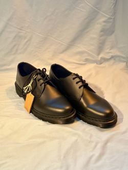 Dr. Martens 1461 Mono Black Smooth Leather Oxford Shoes, Men's Size 14, NWT with Box