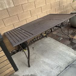Patio table and chairs