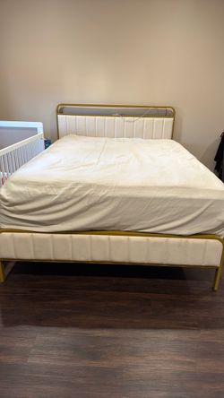 Velvet bed frame for sale