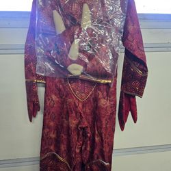 Kids Red Dragon Costume New Halloween Sz 5/6