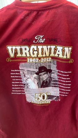 Vintage The Virginian 50th Anniversary James Drury Graphic T-Shirt (Medium)