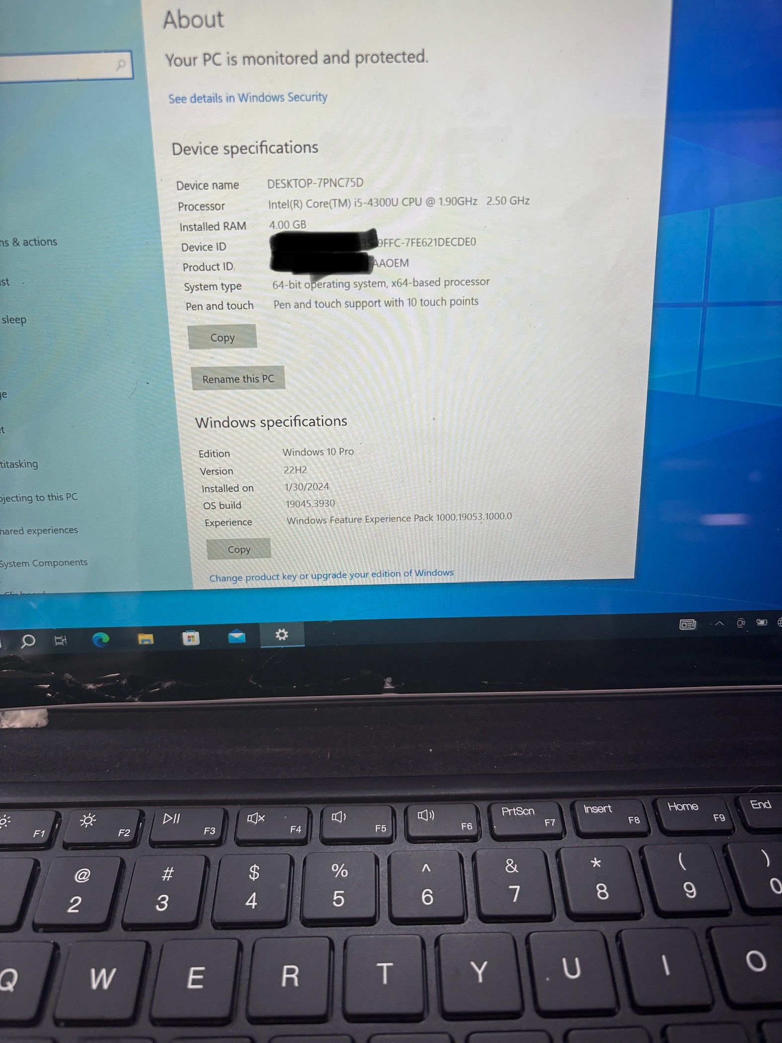 Microsoft Surface Pro 3 Windows 10 Pro With Accessories