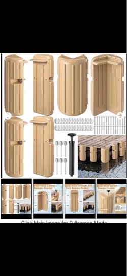 8 piece new in box dock bumper set