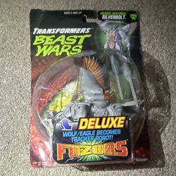 Kenner Transformers Beast Wars Fuzors Silverbolt Maximal Wolf/Eagle Figure