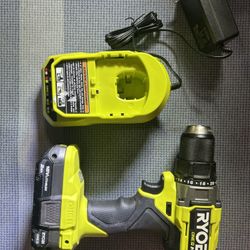 RYOBI ONE+ HP 18V Brushless Cordless Compact 1/2 in. Hammer Drill/Driver Kit with 2 Ah Battery and Charger