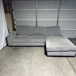 Modern Gray Sectional Sofa *Free Delivery*