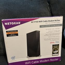 Netgear Ac1750 Wife Cable Modem Router