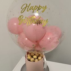 Birthday Box With Balloon 