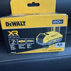 DEWALT 20-Volt MAX XR POWERSTACK Lithium-Ion 3.5 Ah Battery Pack $189 plus tax at Home Depot