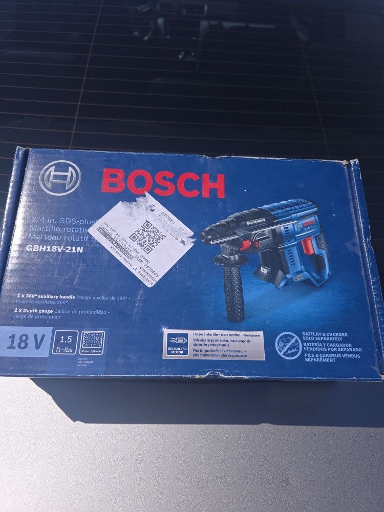 BOSCH GBH18V-21N 18V Brushless SDS-plus 3/4 In. Rotary Hammer (Bare Tool)