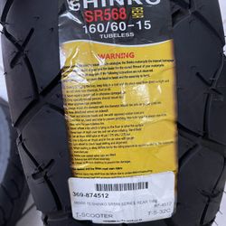 New motorcycle tires