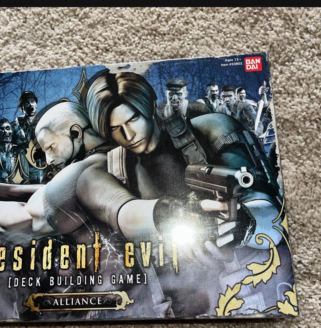 New Resident Evil Alliance Deck Building Game - Bandai 2011 - Complete250+ Cards $40