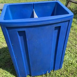Rolling vendor beverage cooler by Iowa Rotocast plastics