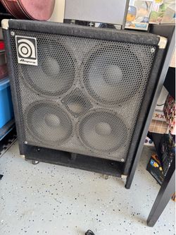 Ampeg Bass Cabinet and Head Combo (See Description)