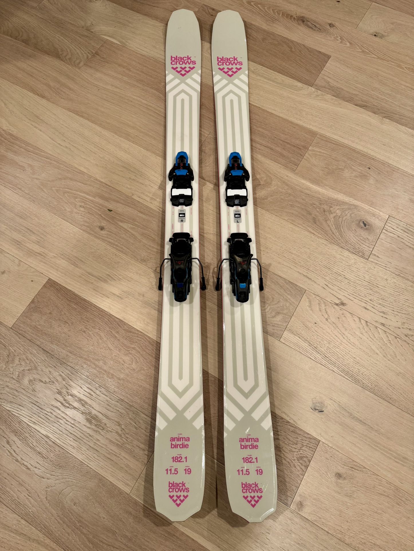 Black Crows Anima Birdie Skis 182 with Salomon Shift Bindings (Mint)