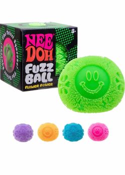 Needoh Fuzz Ball Flower Power