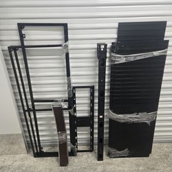 Free $0 Whalen Payton Brown Cherry 3-in-1 Flat Panel TV Stand for TVs up to 65"