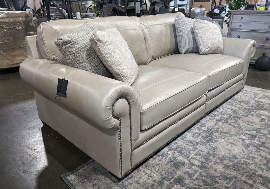 Bernhardt Grandview Leather Couch