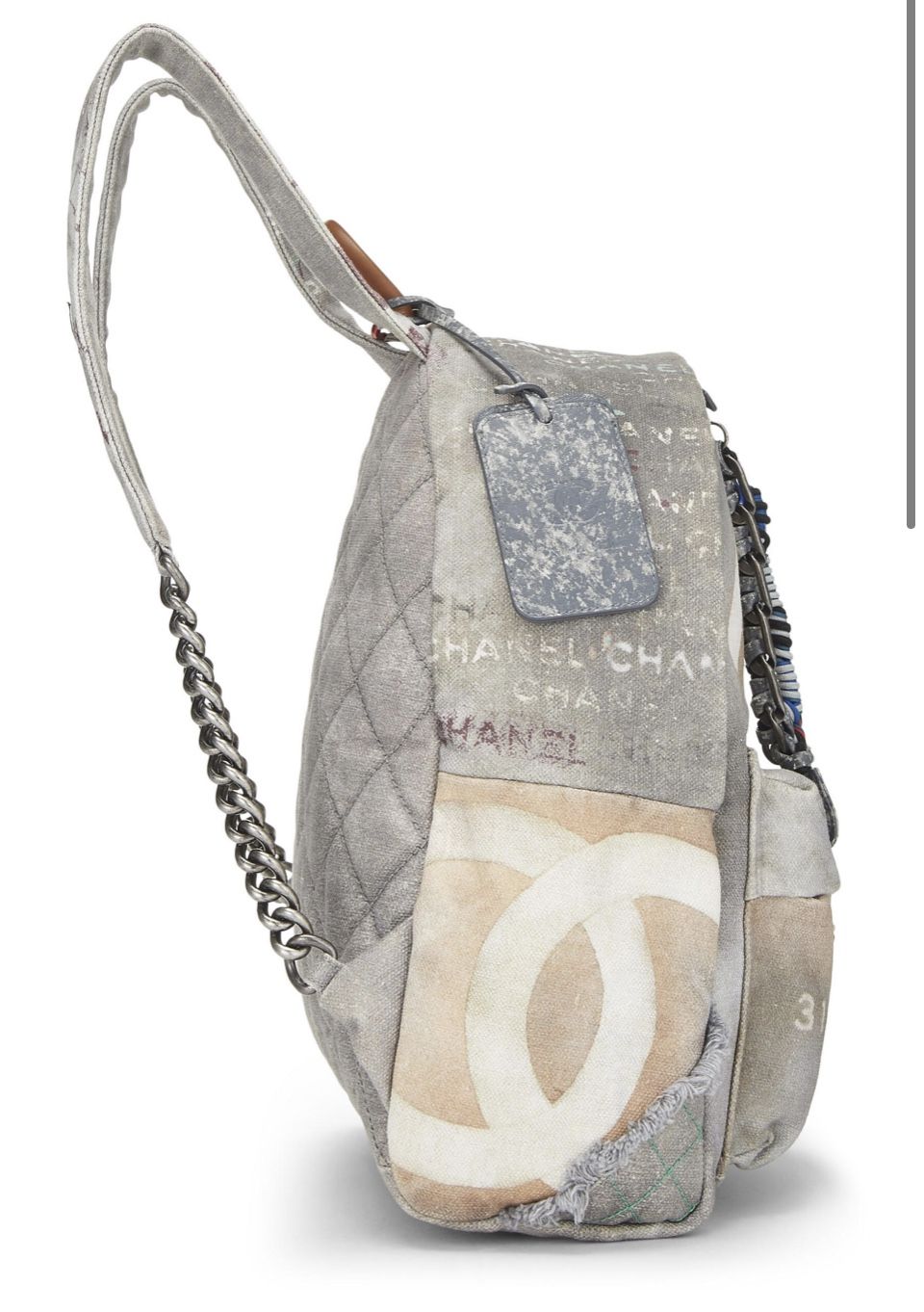 Chanel's graffiti-print backpack is the 'It' bag of the summer