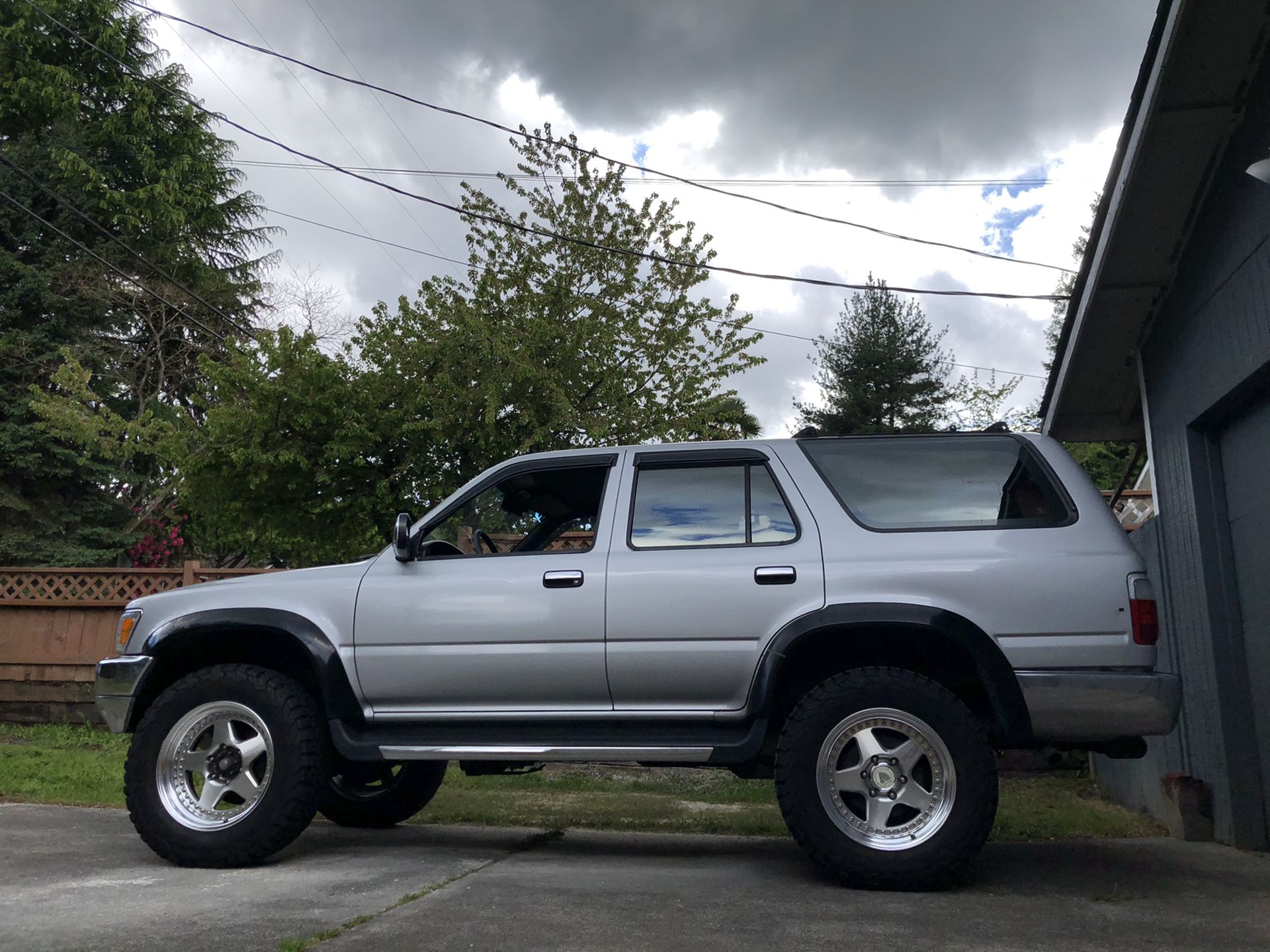 Epsilon Raguna 3 piece wheel from Japan with All terrain Tires