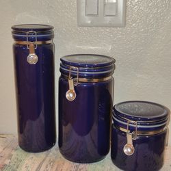 Airtight Canisters, Set Of 3