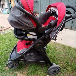 Graco Click Connect Snugride XL 35 Stroller Carseat 